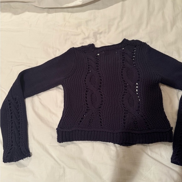 Anthropologie Rosie Neira Crochet Knit Cardigan Sweater - Picture 5 of 8